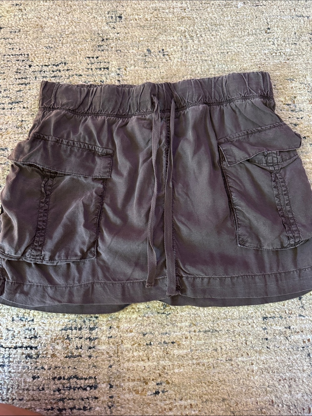 Cloth & Stone Women's Cargo Skirt Brown size Medium